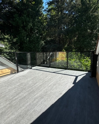 balcony glass railing vancouver
