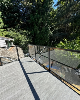 exterior glass railings port moody