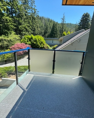frame glass railing coquitlam