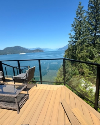 glass railings british properties