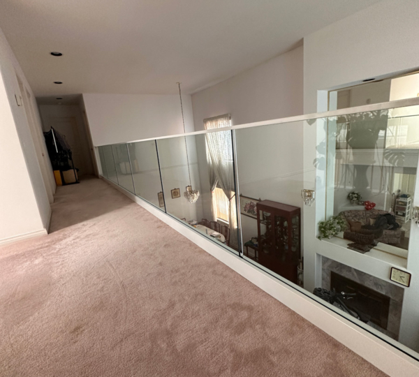 interior glass railings